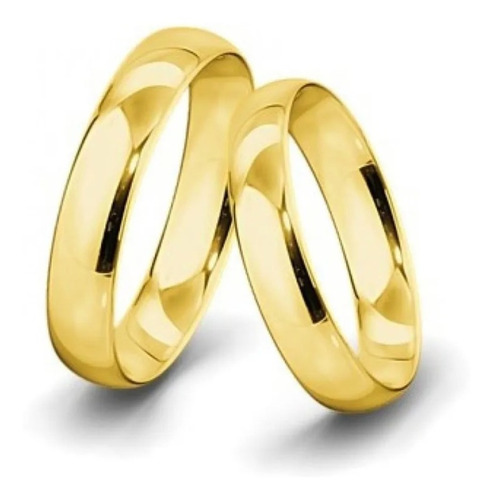 Alianzas Anillos Oro 18k Italiana Casamiento Compromiso 10gr