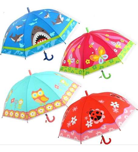 Paraguas Sombrilla Infantil Niños Niñas