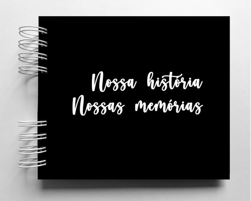 Álbum Scrapbook Namorados Nossas Memórias #v1fp