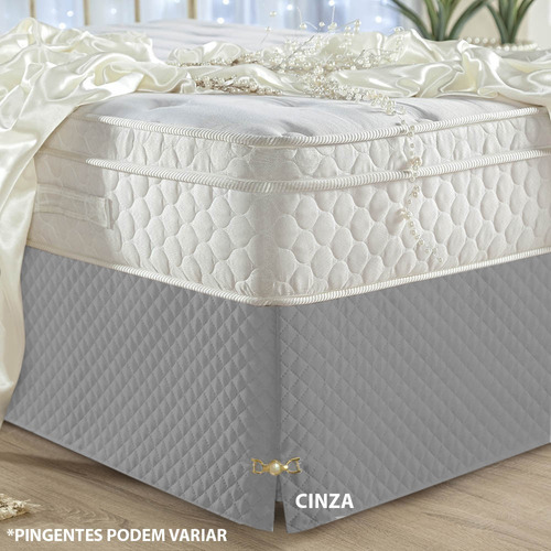 Saia Casal Queen Com Pingente Box Bau Mordena Otima Oferta  