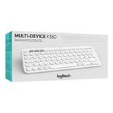 Teclado Logitech K380 Multidispositivo Bluetooth Blanco