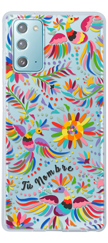 Funda Para Galaxy Tenango Colorido Mexicano Con Tu Nombre