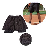 Pantaloneta Deportiva Hombre De Licra Interior Y Bolsillo Jj