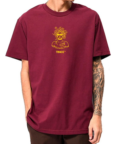 Camiseta Streetwear Trace Medusa 100% Algodão Fio 30.1 