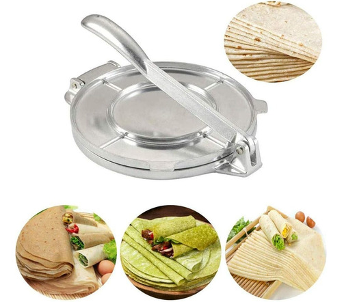 Prensa Para Tortillas 8 Pulgadas Cocina Acero Inoxidable