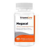 Mega Cal / 1000mg / 90 Tabletas / Vitamin Life