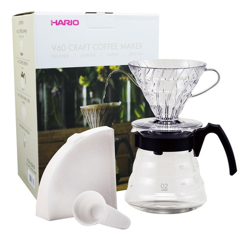 Kit Dripper V60 Hario Original (tamaño 02)