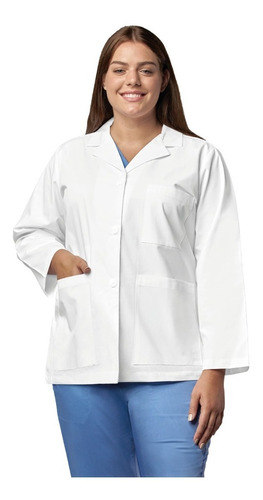 Delantal Médico 7202 Mujer Blanco Wonderwick Youniforms