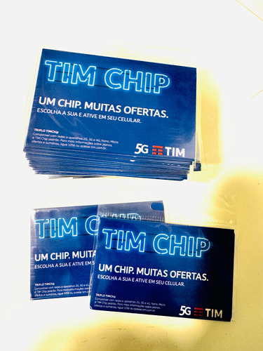 Chip Tim 5g Todos Ddds 20uni