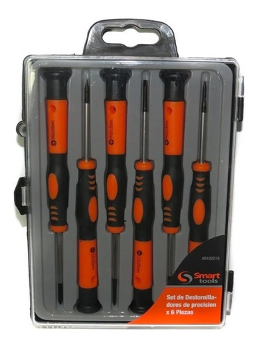 Juego Destornilladores Precision 6 Pzs Smart-tools