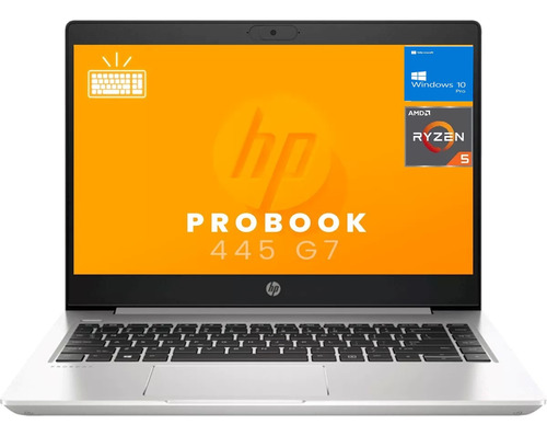 Laptop Hp Probook 445 G7 Amd R5 16gb Ram 512gb Ssd Sólido