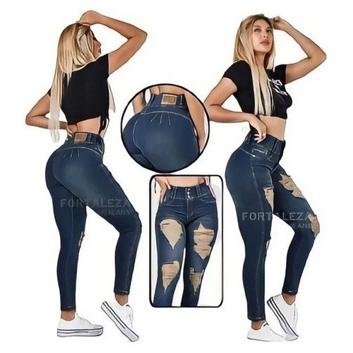 Pantalón Jeans Mujer Elastizados  Fortaleza Modelo 301
