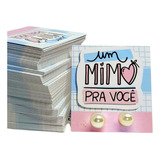 50 Brincos Perola Com Tag Brinde Cliente + 50 Saquinhos