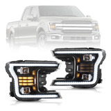 Conjunto De Faros Delanteros Para Ford F150 2018 2019 2020, 