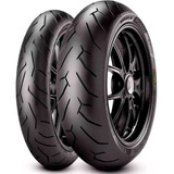 Cubiertas Pirelli 110 70 17 + 150 60 17 Diablo Rosso 2