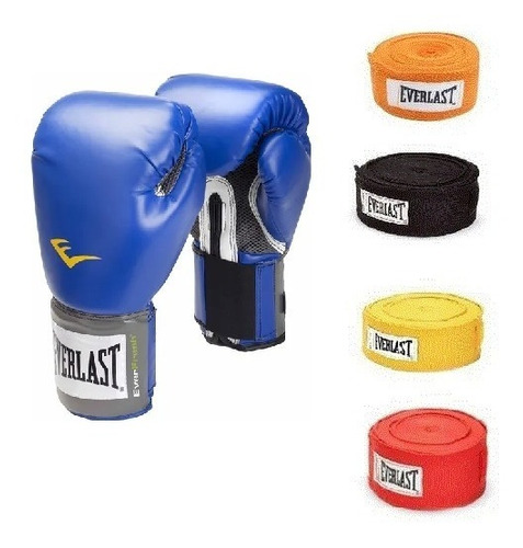 Guante De Box Everlast + Venda De Box Everlast