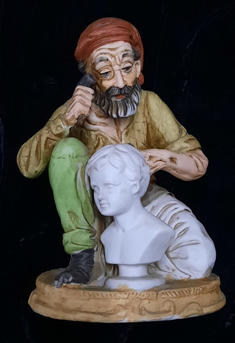 Figura De Porcelana Antigua Capodimonte  Escultor 