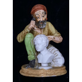 Figura De Porcelana Antigua Capodimonte  Escultor 