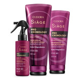 Kit Siage Pro Cronology Shampoo Condicionador Leave-in