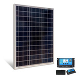 Kit Painel Placa Solar 30wp E Controlador Pwm 30a Camp Home