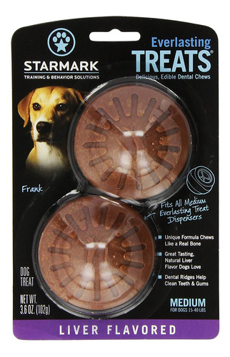 Starmark Golosinas Eternas Para Perros, Hígado, Mediano