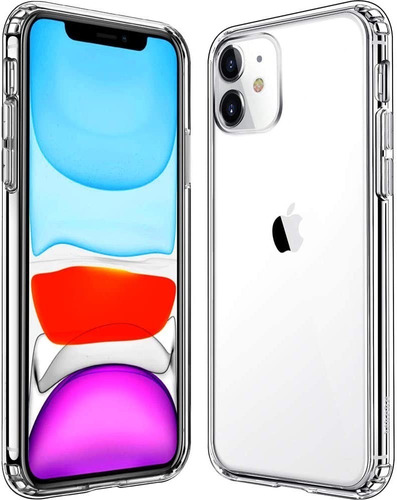 Estuche Funda Forro Para iPhone 11 Transparente Rígido