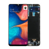 Display Tela Touch Lcd Frontal Para Galaxy A20 A205 Oled Aro