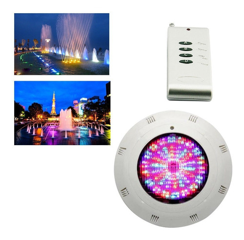 Led Piscina Alta Potencia 3000lume+ Control Multicolor+envio