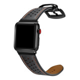 Pulseira Couro Compativel Com Apple Watch 44mm 42mm 3 4 5 6 