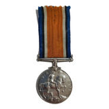Medalha Britânica 1ª Guerra Mundial Prata Esterlina Genuína