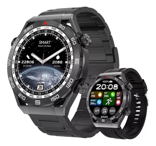 Reloj Inteligente Gps Para Hombre Nfc Ecg+ppg Para Huawei