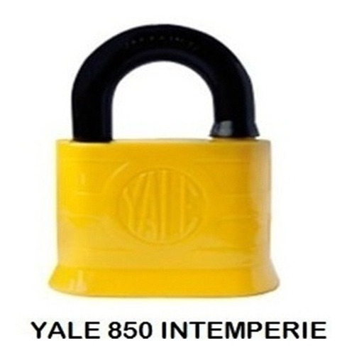 Candado Yale 850 Aleman Intemperie/amarillo