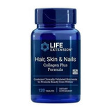 Hair Skin Nails 120tabs Life Extension Colágeno Verisol