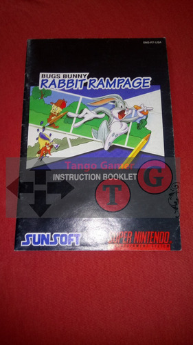 Manual - Bugs Bunny Rabbit Rampage  / Super Nintendo (snes)