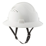 Cascos Hdpe Full Brim Blanco Con Fas-trac