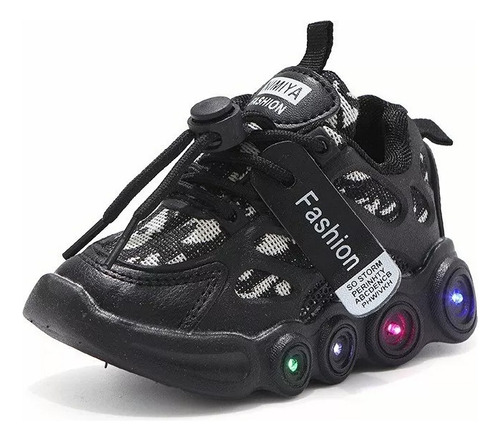 Nuevos Zapatos Con Luz Led Para Niños, Calzado Deportivo Tra