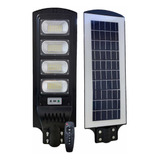 Lámpara Led Solar 120w Con Control Remoto Sin Sensor Mov.