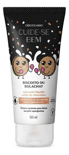 O Boticario Cuide-se Bem Biscoito Bolacha Sabonete Liq 150ml