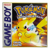 Pokemon Amarillo Pikachu Re-pro Español Gbc + Caja Custom