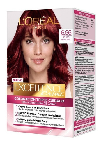 Coloración En Crema Tintura Kit Excellence Creme Loreal