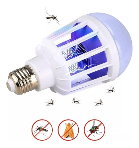 Lampara Rmos-00 Led 12w Mata Moscas Mosquitos Insectos