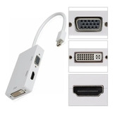 Cable Adaptador Mini Dp Display Port A Vga Dvi Hdmi H 20cms