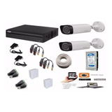 Kit De 2 Camaras De Suguridad Varifocales 1080p Marca Dahua