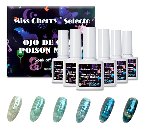 Miss Cherry Gel Esmalte Efecto Ojo De Gato Pocion Magica | Envío gratis