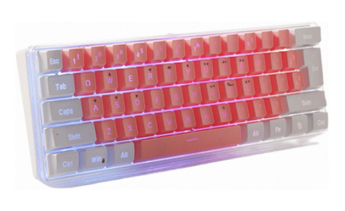 Teclado Mecánico Para Juegos Con Cable Teclas De Colores Rgb