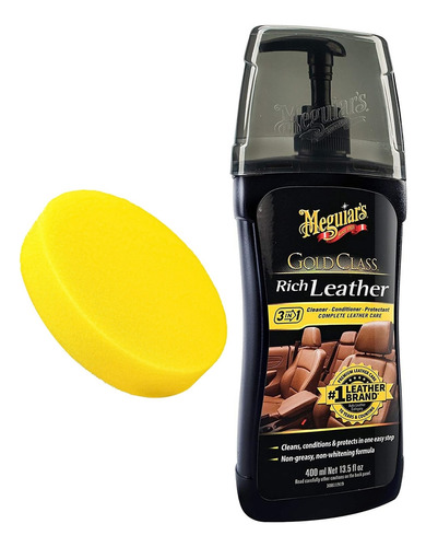 Limpador Hidratante De Couro Meguiars Rich Leather 400ml