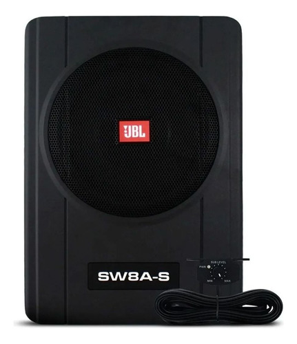 Caixa Amplificada Slim Jbl Sw8a-s Subwoofer 8'' 150w Rms 2r