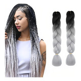 Extensiones 100% De Kanekalon Puro Para Trenzas Africanas