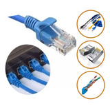 Cabo De Rede Internet Cat5e 8metros Rj45 Pronto Envio Rápido