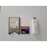 1 Lector Pcmcia +  1 Cf  256mb + Lector Cf A Usb Cnc Fanuc